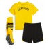 Billige Borussia Dortmund Børnetøj Hjemmebanetrøje til baby 2023-24 Kortærmet (+ korte bukser)